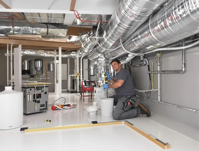 Professional duct sealing service by Hull Air Duct Cleaning in Hull