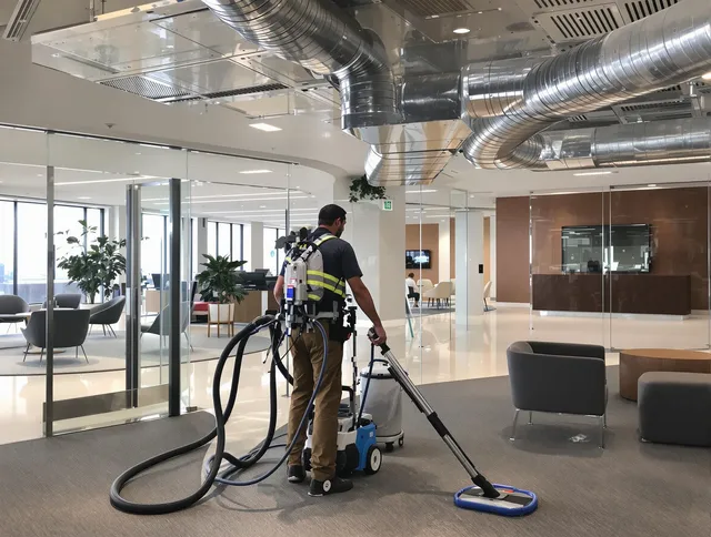 Commercial duct cleaning service by Hull Air Duct Cleaning in Hull